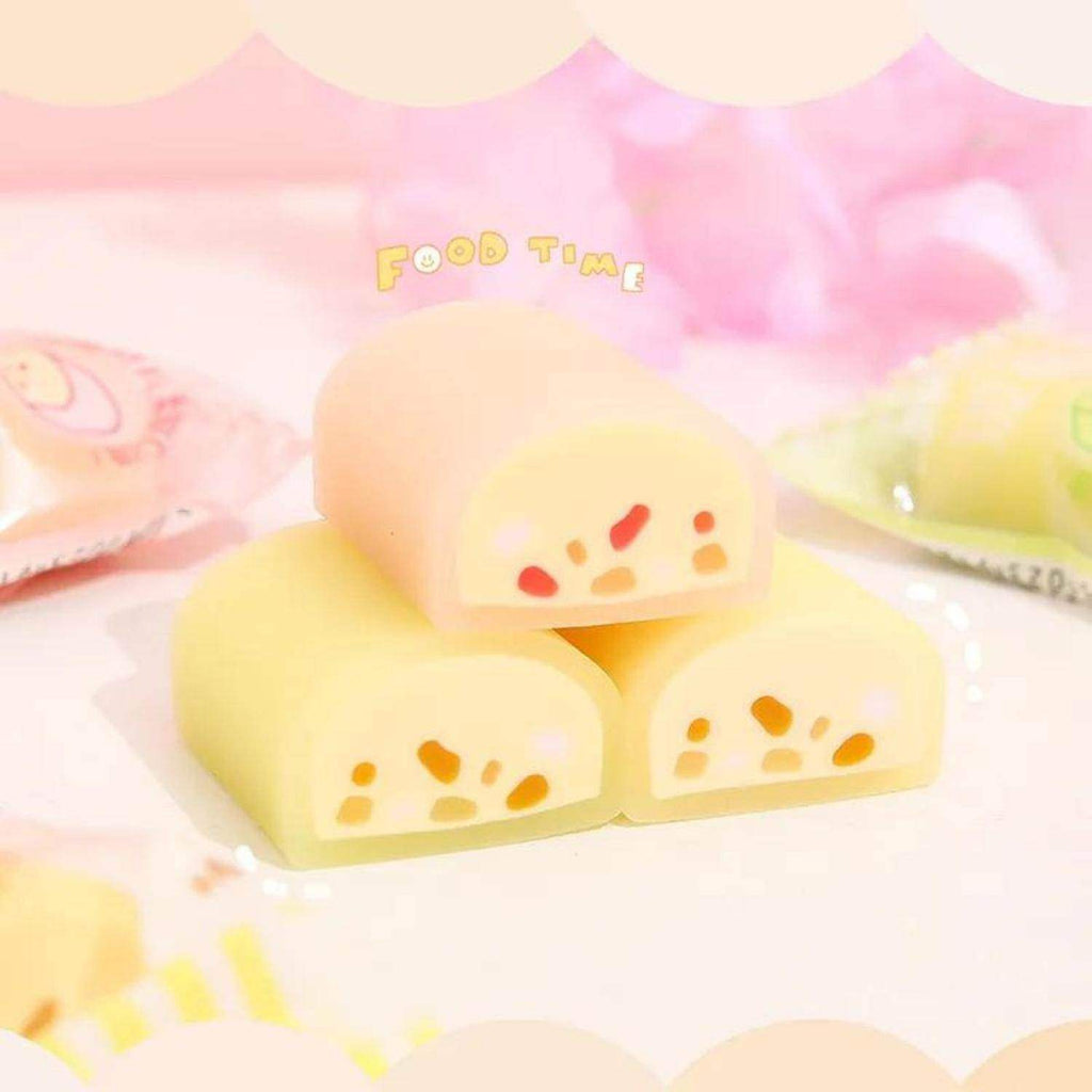 Set 3 Gomas De Borrar Cheese Candy Kawaii Cute - Fliperex