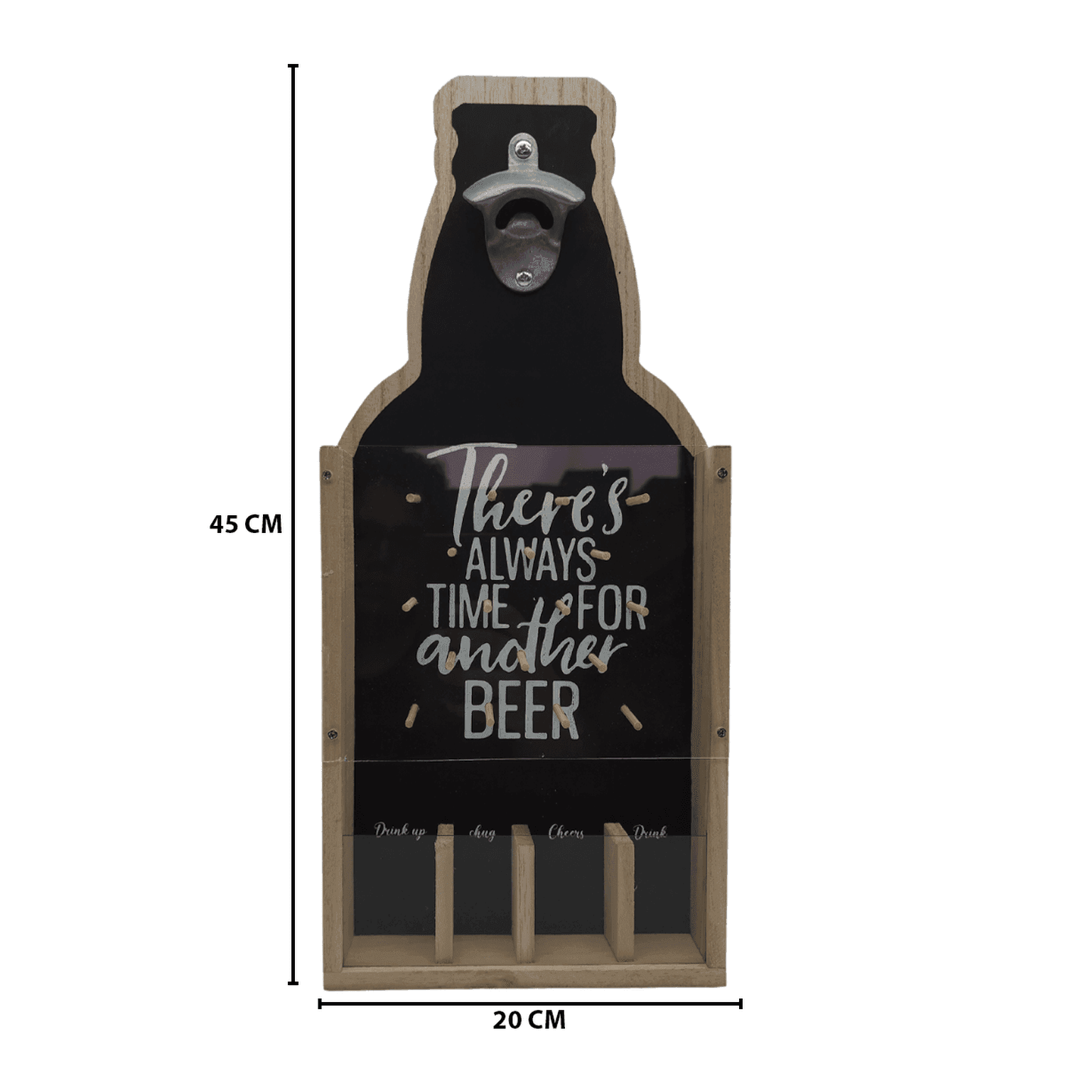 Destapador Abridor De Botellas Para Pared Con Juego - Fliperex