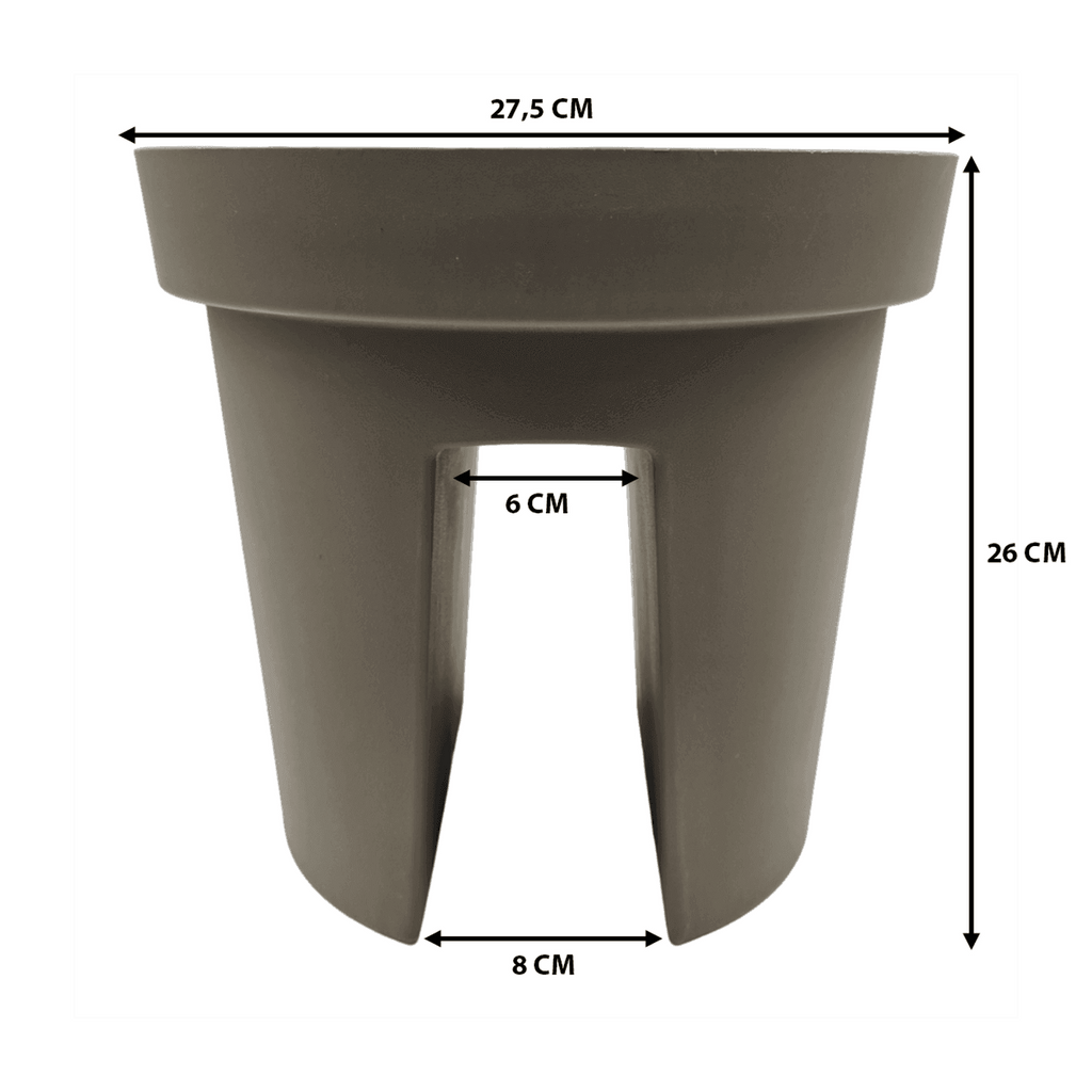 Macetero Colgante Para Balcon Terraza Plastico Maceta Jardin - Fliperex
