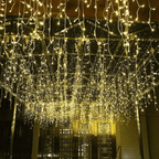 Cascada Luces Led Cortina Navidad Boda Matrimonio Fiestas - Fliperex