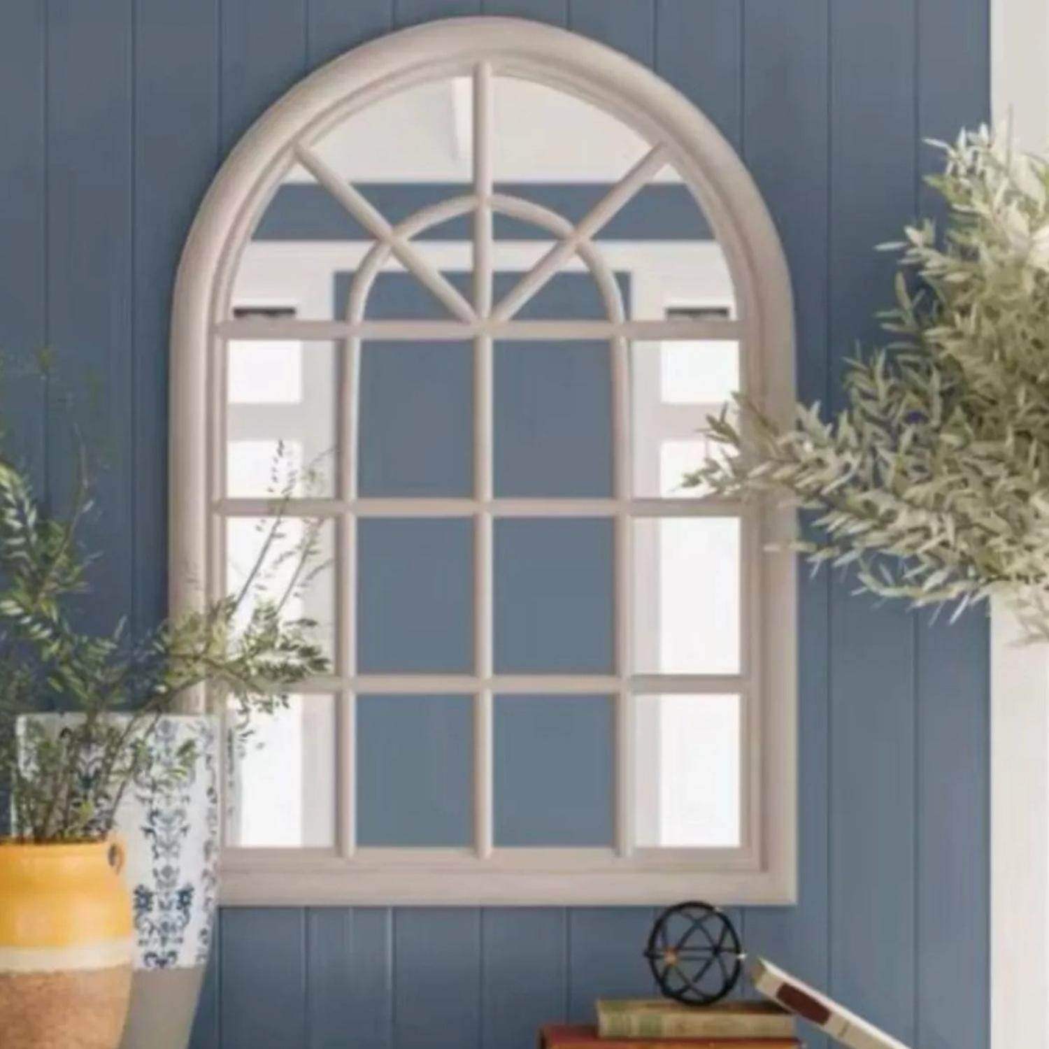 Marco Espejo Decorativo Clasico Forma De Ventana Vintage - Fliperex
