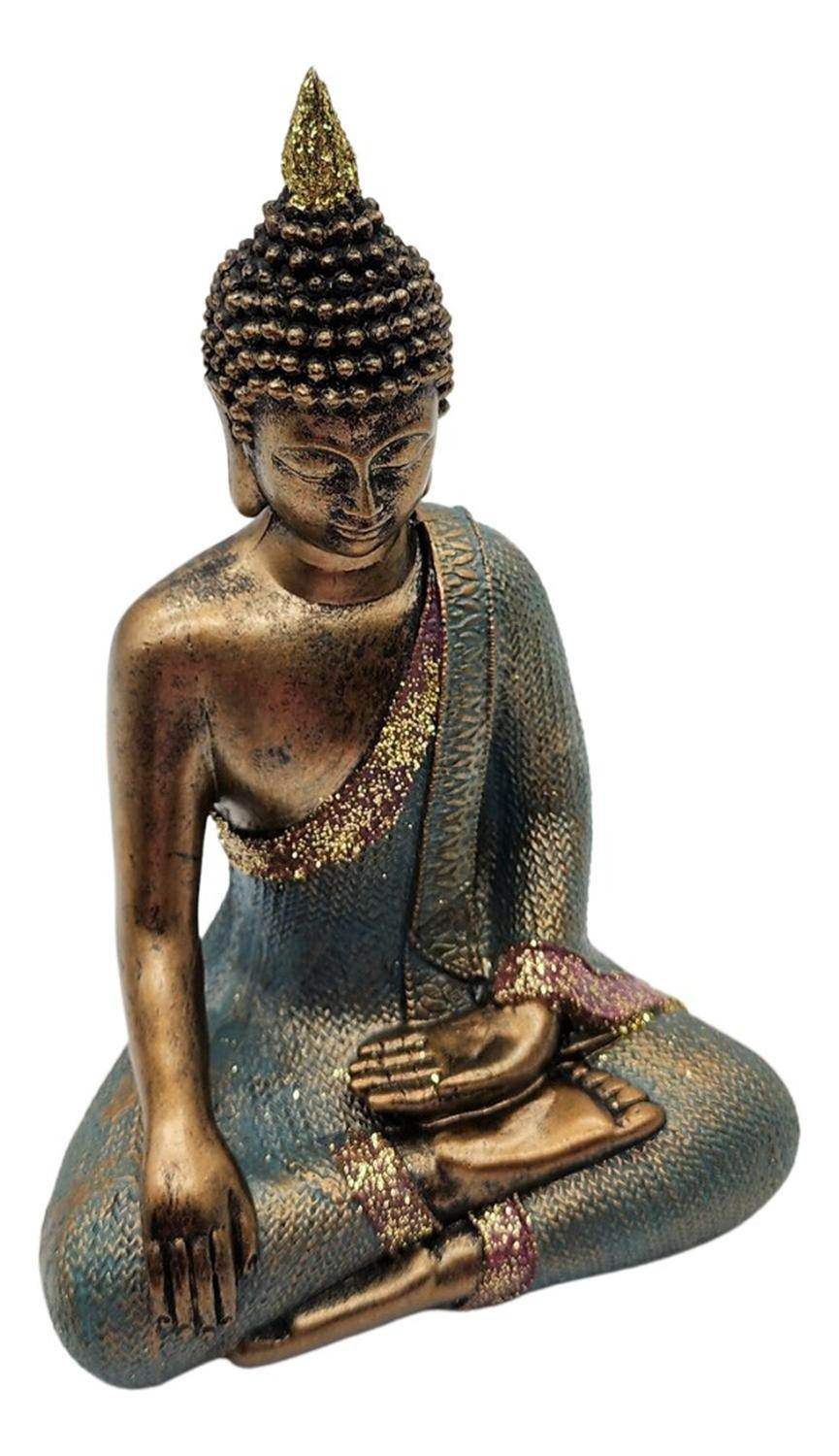 Estatua Figura De Buda Decorativa Buda Meditando Meditacion - Fliperex