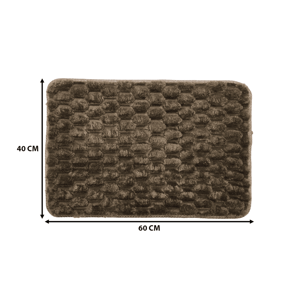 Alfombra De Baño Piso Extra Suave y Absorbente Con Diseño - Fliperex