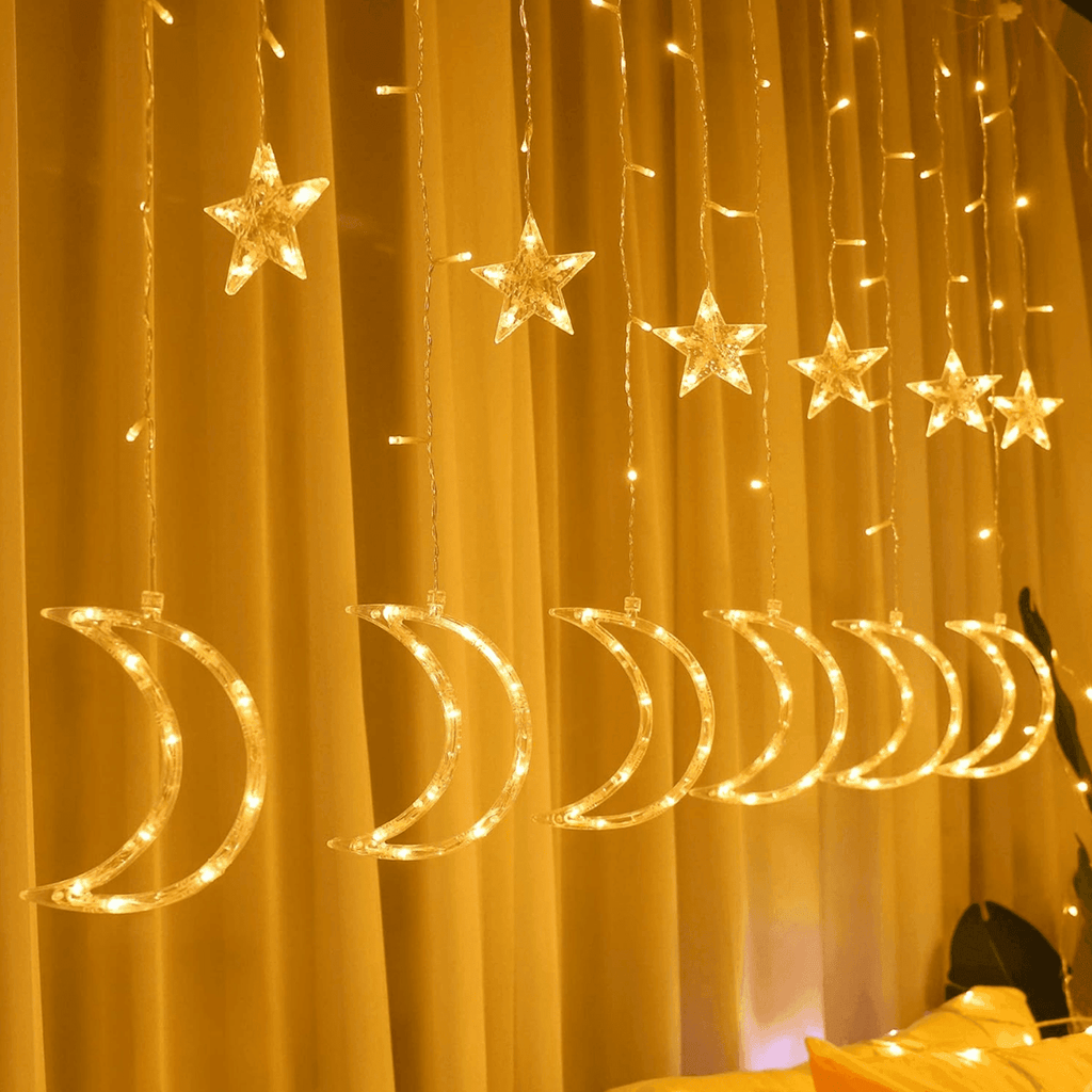 Cortina De Luces Cortina Led Luces Navideñas Guirnalda Luces - Fliperex