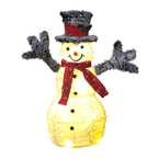 Muñeco De Nieve Navideño De Navidad Luz Led Calida 70 CM - Fliperex