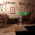 Reloj Despertador Digital Led 3d De Escritorio O Muro - Fliperex