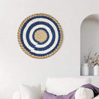 Circulo Decoración De Mimbre Para Pared Casa Terraza Variado - Fliperex