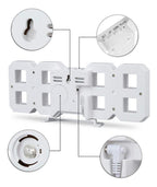 Reloj Despertador Digital Led 3d De Escritorio O Muro - Fliperex