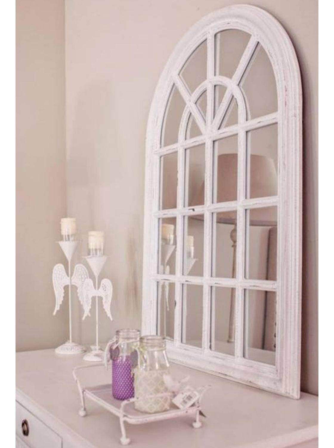 Marco Espejo Decorativo Clasico Forma De Ventana Vintage - Fliperex