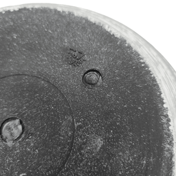 Macetero Maceta Diseño Rayas Envejecido De Plastico Blanco L - Fliperex