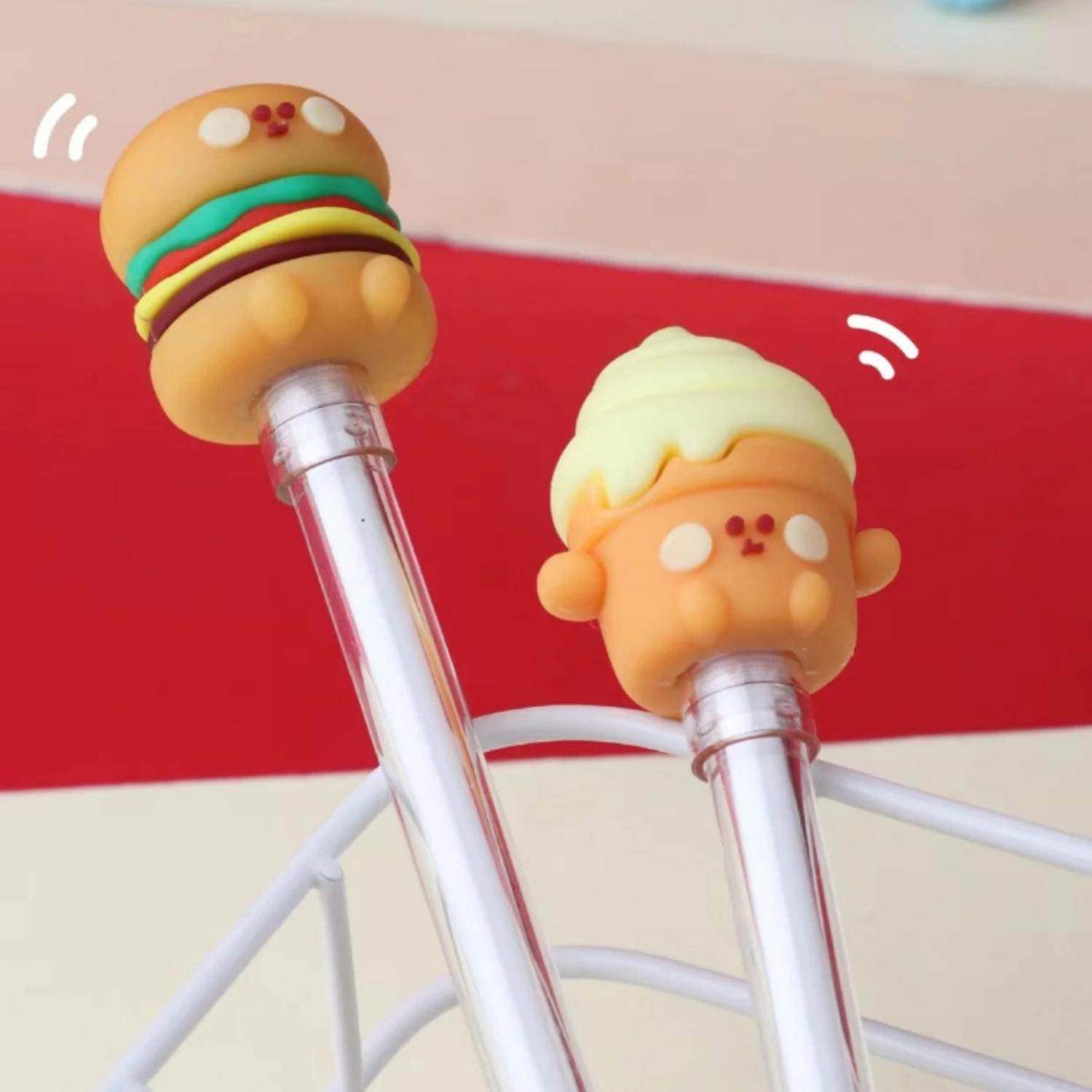 Set 6 Lapices De Alimentos Variados Kawaii Cute - Fliperex