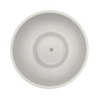 Macetero Maceta De Ceramica Copon Lineas Blanco Mate L - Fliperex