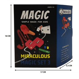 Set Juego De Magia y Trucos Clásico Para Niño Adulto Azul - Fliperex