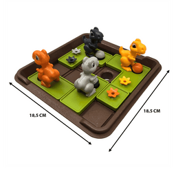 Rompecabeza 3D Juego De Habilidad y Logica Funny Dinosaurio - Fliperex
