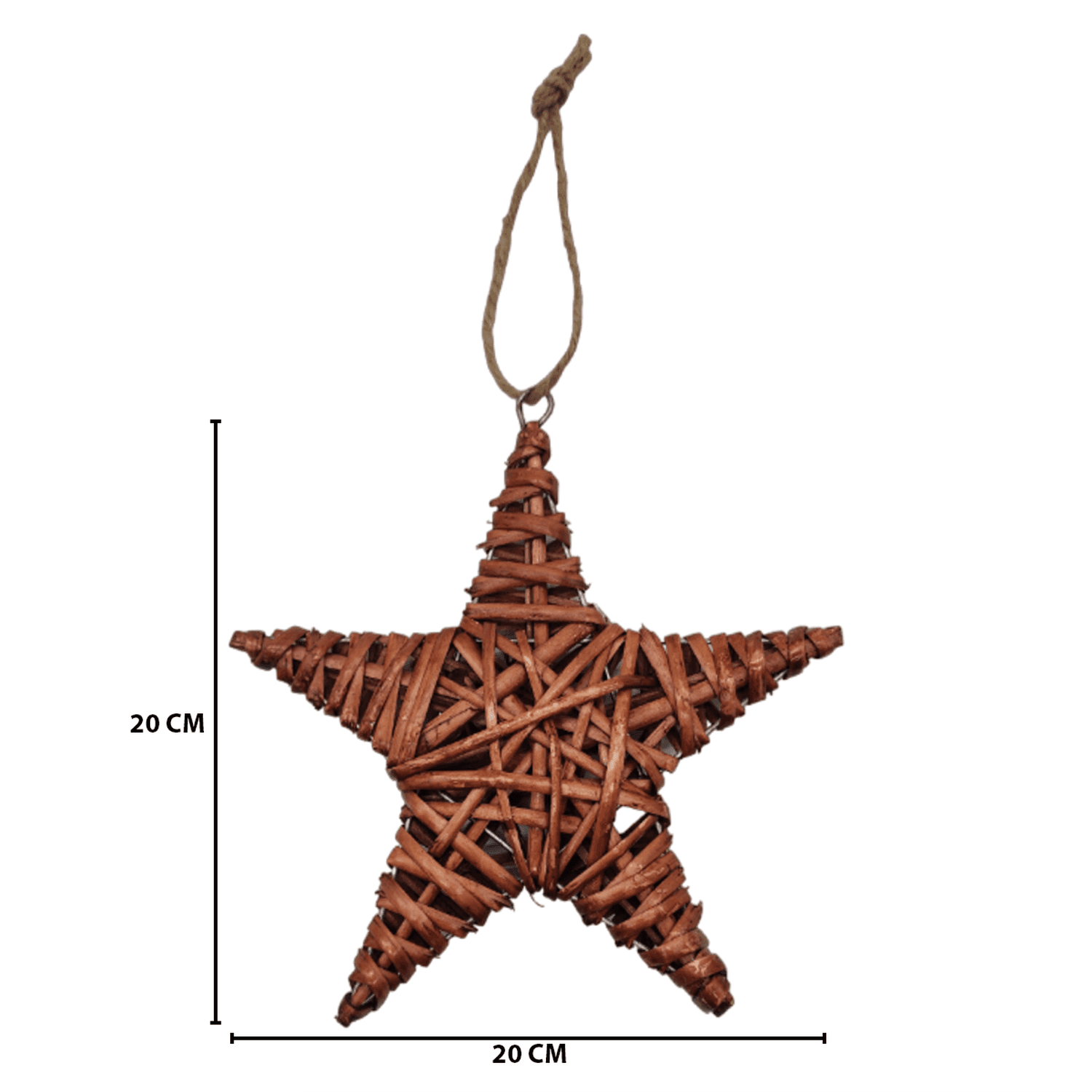 Set 4 Estrellas De Mimbre Para Decoracion Estrella Mimbre - Fliperex