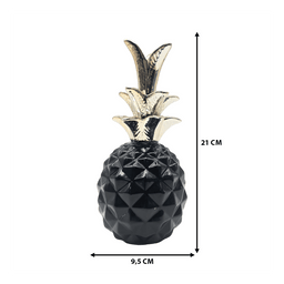 Set 2 Figuras Piñas Decorativas De Ceramica Adorno Decohogar - Fliperex