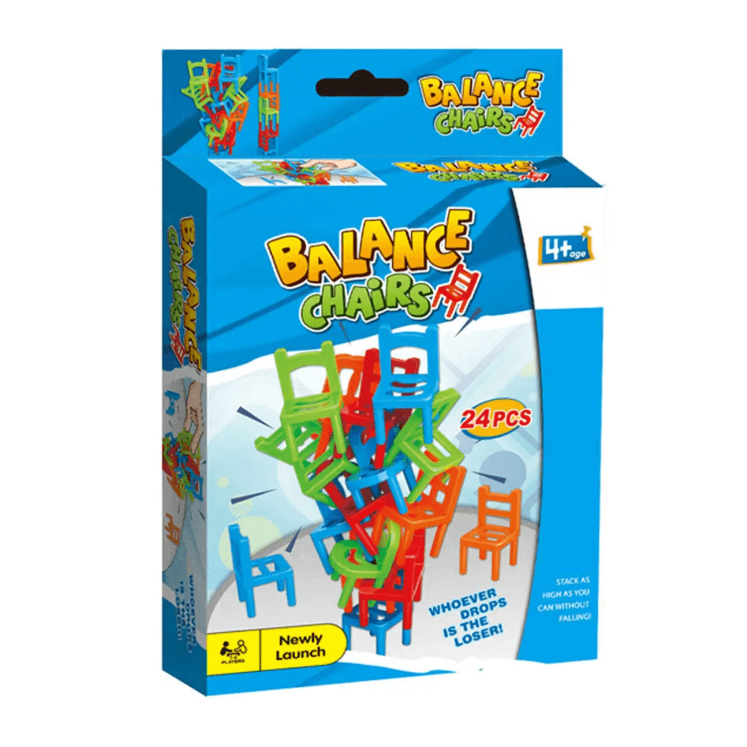 Juego De Mesa Equilibrio De Sillas Entretencion Para Niños - Fliperex