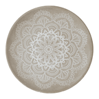 Mesa De Centro Redonda Lateral Salon Mesa Diseño Mandala - Fliperex