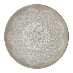 Mesa De Centro Redonda Lateral Salon Mesa Diseño Mandala - Fliperex