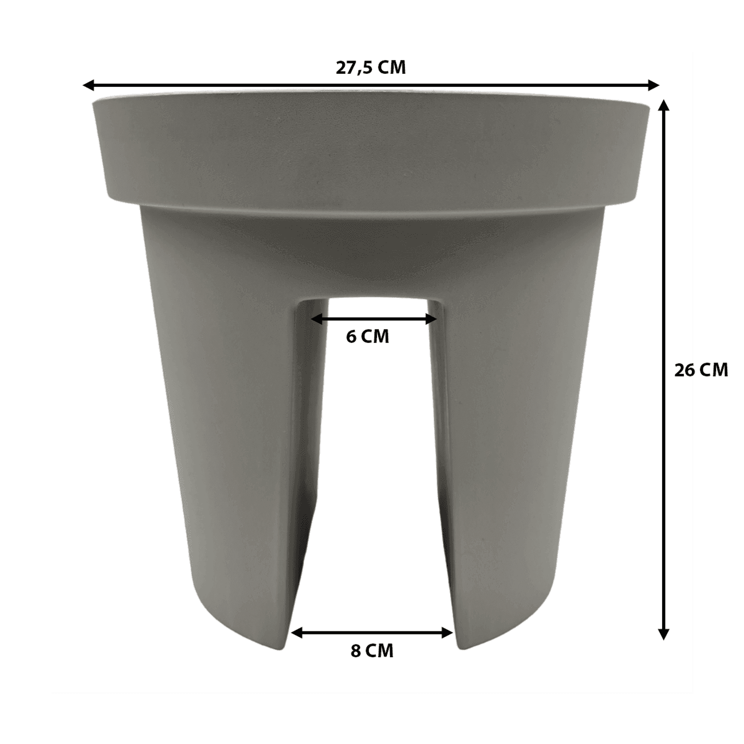 Macetero Colgante Para Balcon Terraza Plastico Maceta Jardin - Fliperex