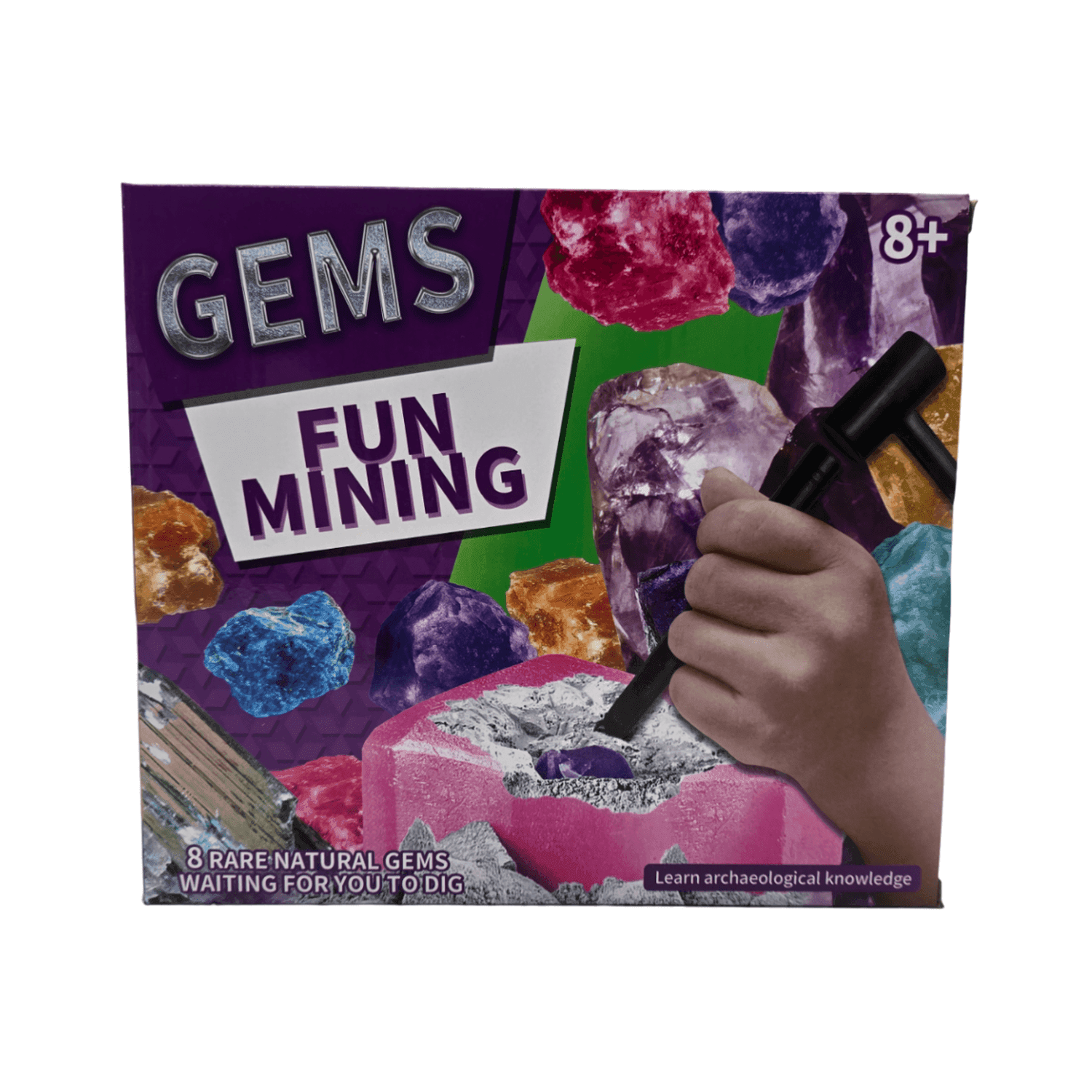 Kit Minería Excavación Rocas Y Minerales Juguete Educativo - Fliperex