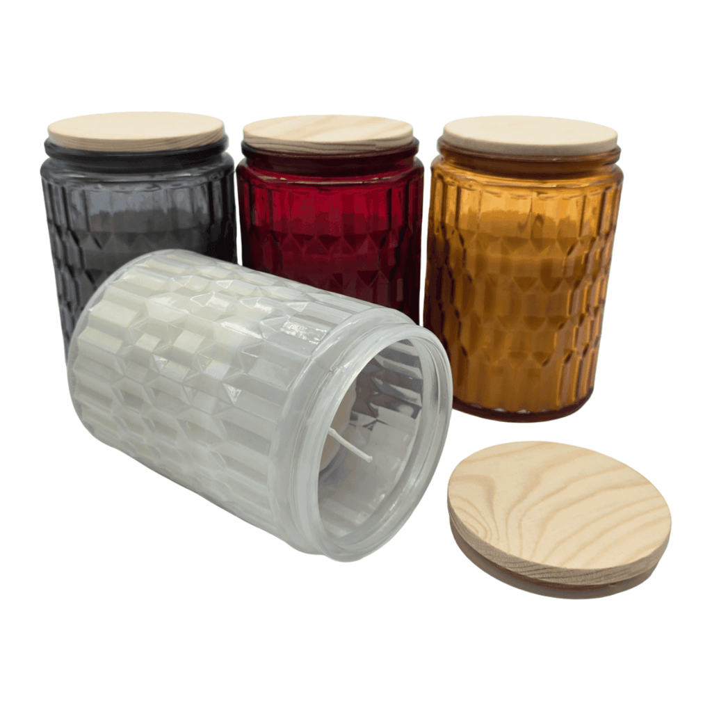 Vela Aromatica Elegante Fragancia Duradera Vaso Diseño Color - Fliperex