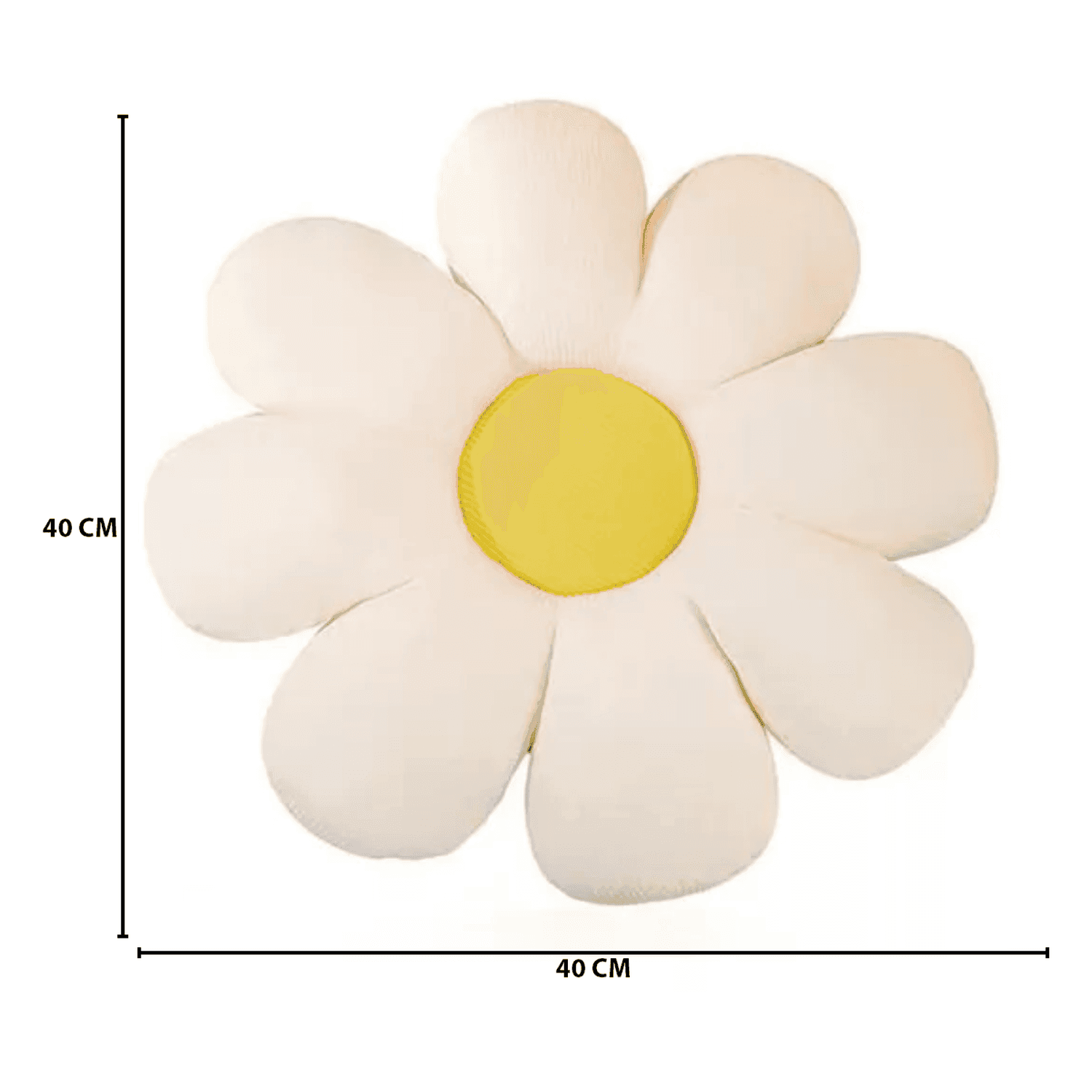 Cojín Decorativo Peluche Forma De Flor Multicolores - Fliperex