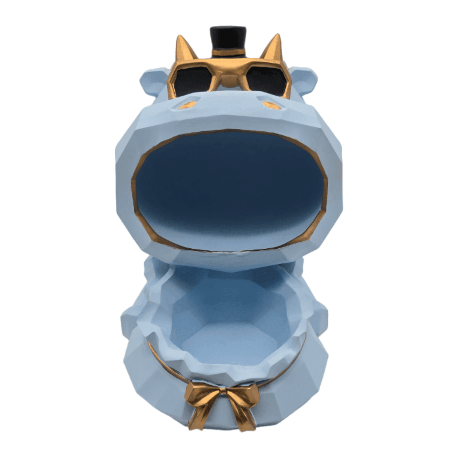 Escultura Decorativa Fortuna Porta Objetos Nordica Celeste - Fliperex