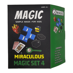 Set Juego De Magia y Trucos Clásico Para Niño Adulto Verde - Fliperex