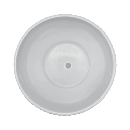 Macetero Maceta De Ceramica Copon Blanco Brillante L - Fliperex