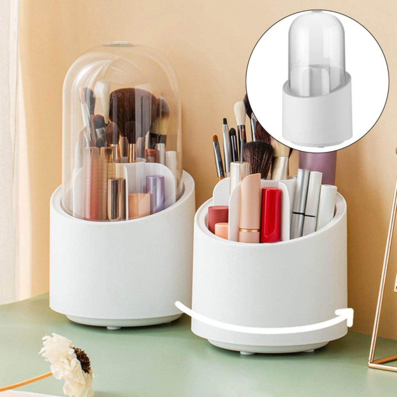 Organizador De Maquillaje Cosmetiquero Giratorio 360 Grados - Fliperex