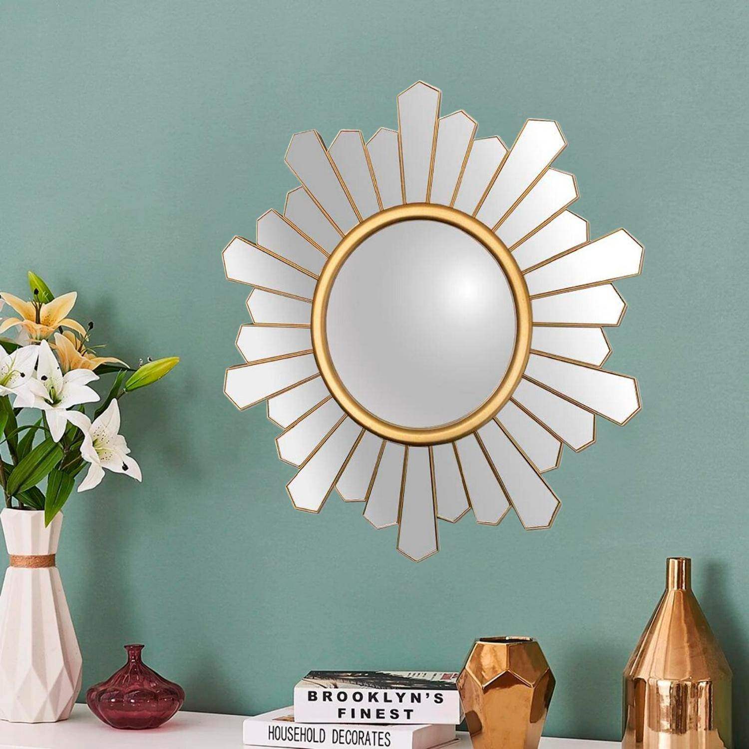 Cuadro Espejos Decorativos Decoracion Living Espejo Vintage - Fliperex