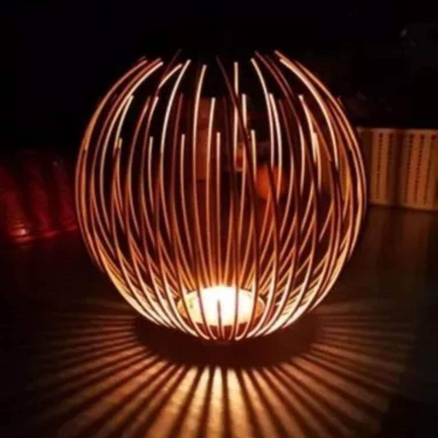 Candelabro Porta Vela Dorado Estilo Nórdico Decorativo - Fliperex