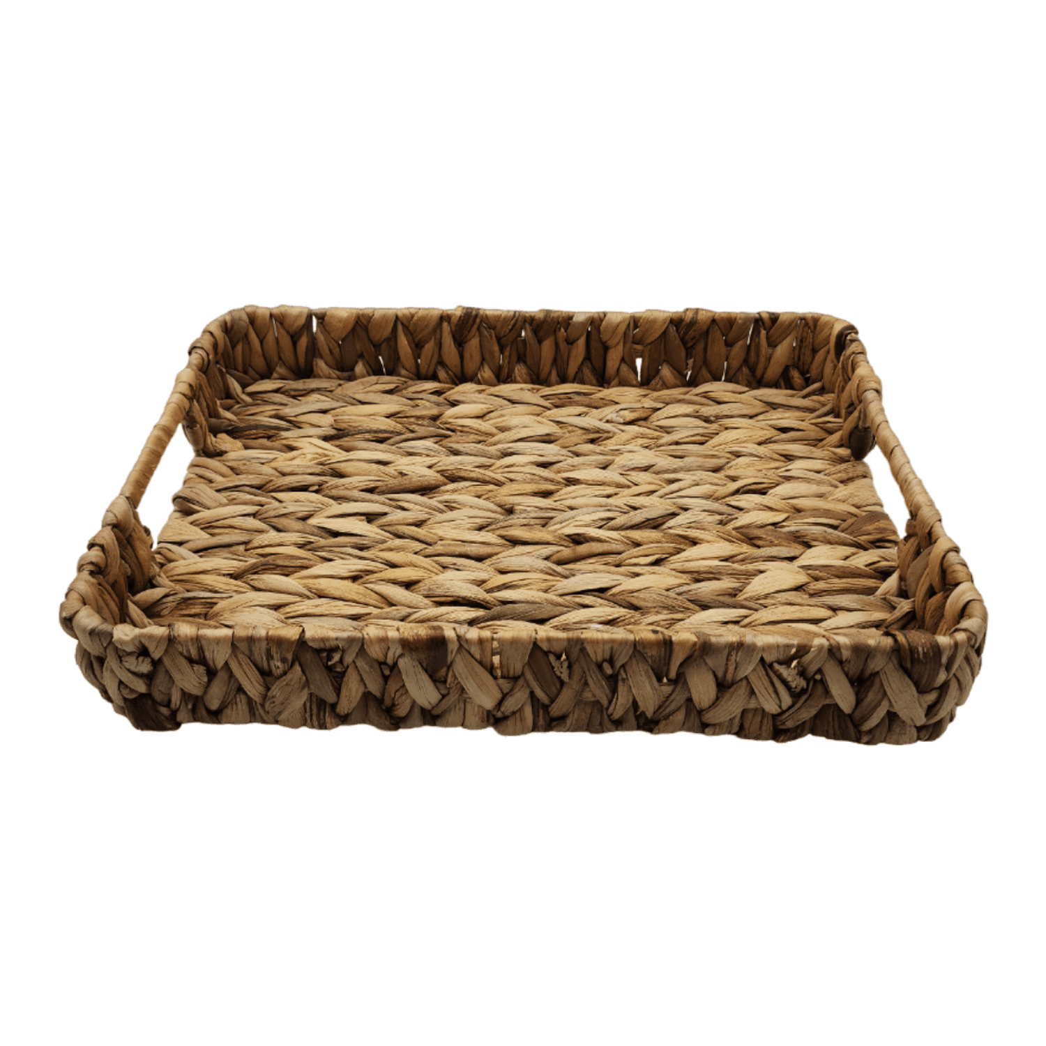 Bandeja Rustica Fibra Natural Rectangular Bandeja Multiuso - Fliperex