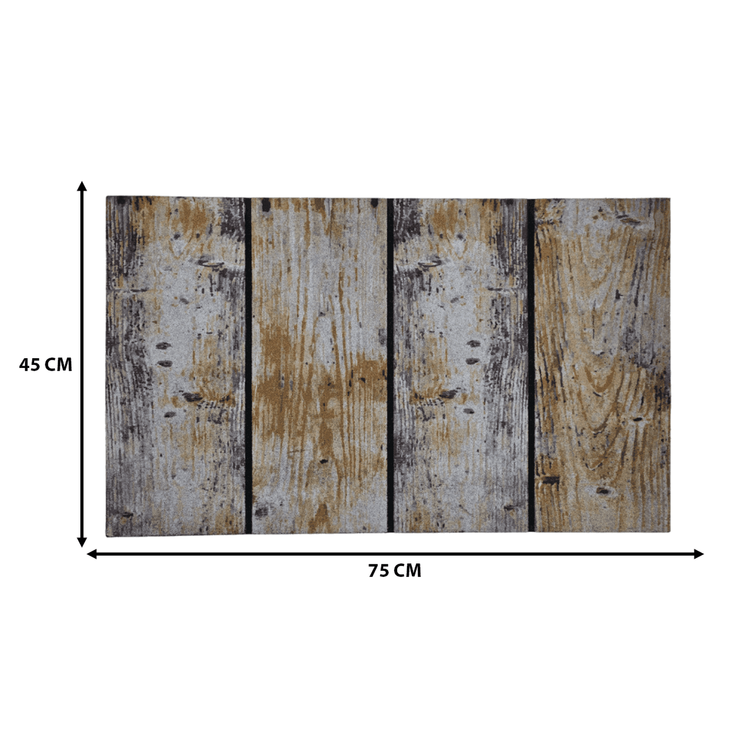 Alfombra Limpiapies Felpudo Alfombra De Entrada Tablas - Fliperex