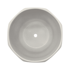 Set 3 Maceteros Maceta De Ceramica Blancos Lineas Verticales - Fliperex