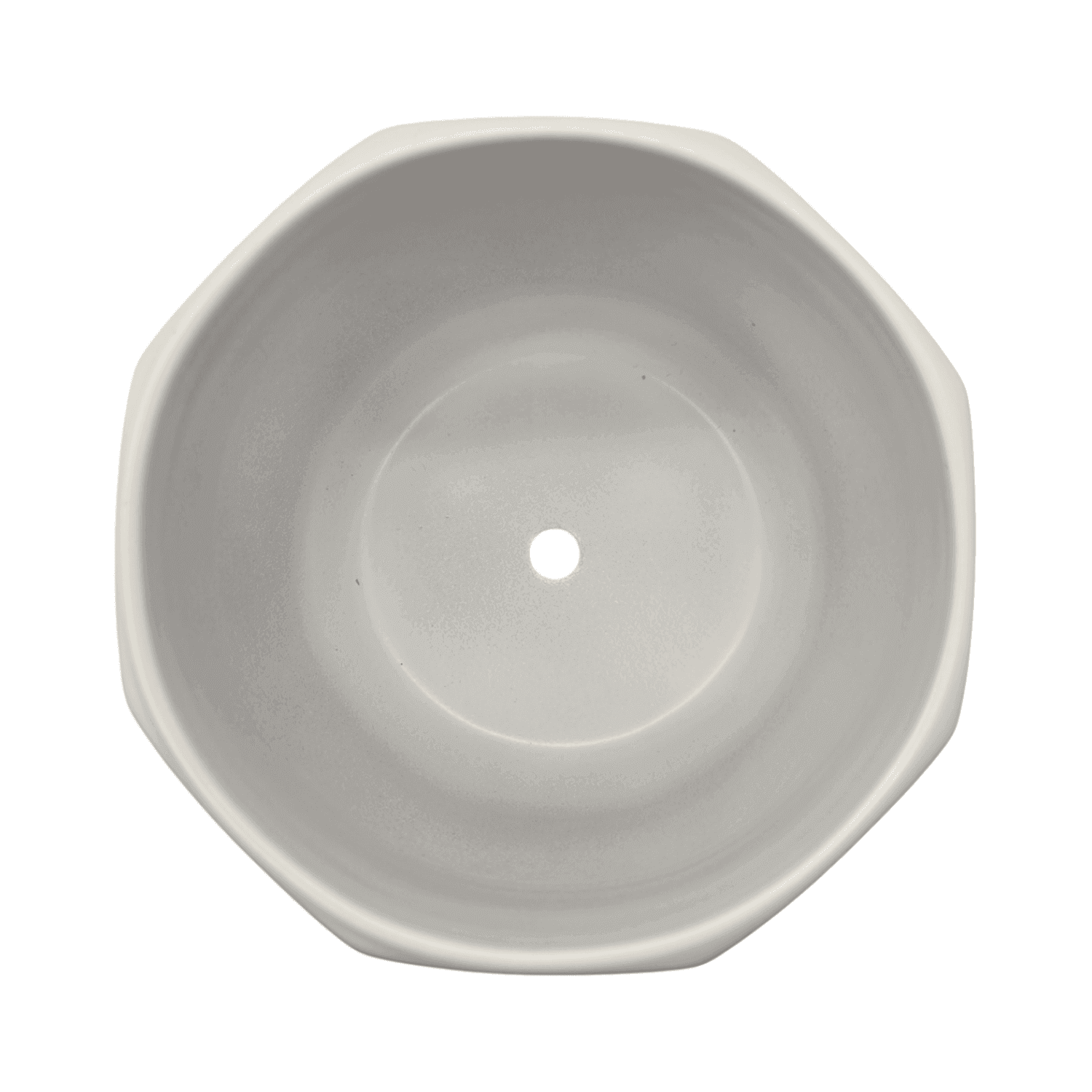 Set 3 Maceteros Maceta De Ceramica Blancos Lineas Verticales - Fliperex