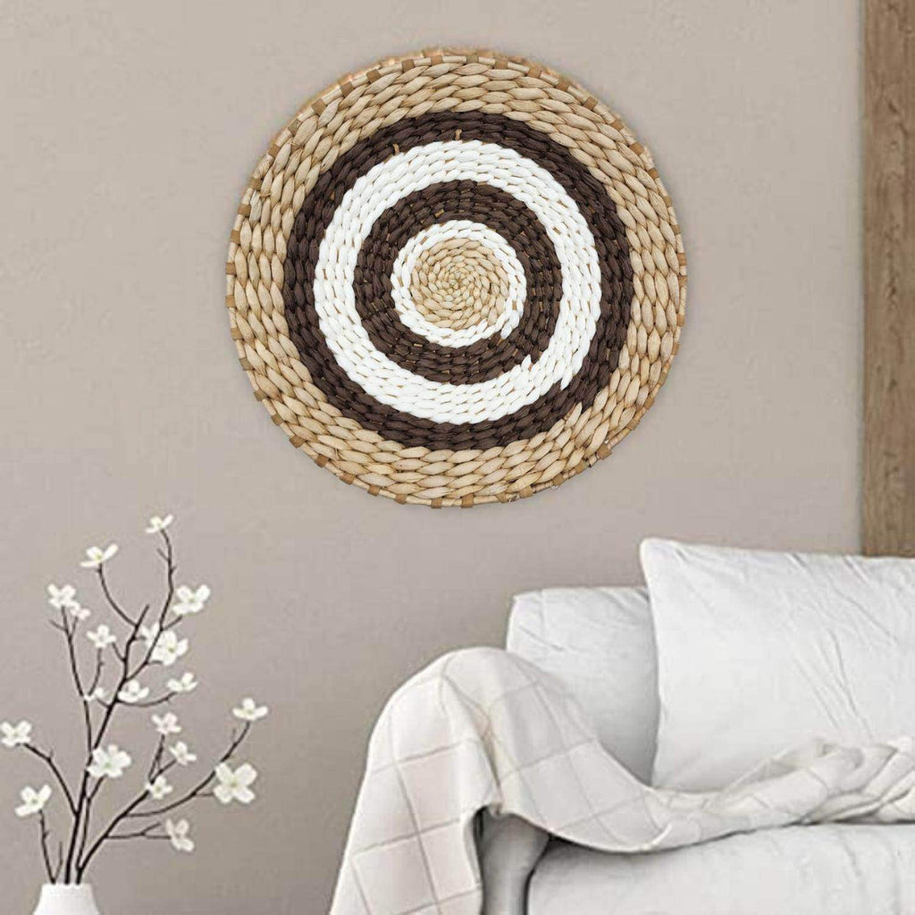 Circulo Decoración De Mimbre Para Pared Casa Terraza Variado - Fliperex