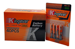 Pack Pilas Triple Aaa Kingever 20 Unidades - Fliperex