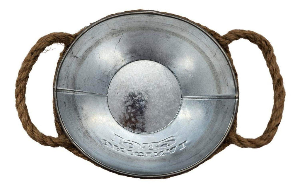 Macetero De Metal Canasto Con Diseños Maceta Balde - Fliperex