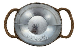 Macetero De Metal Canasto Con Diseños Maceta Balde - Fliperex