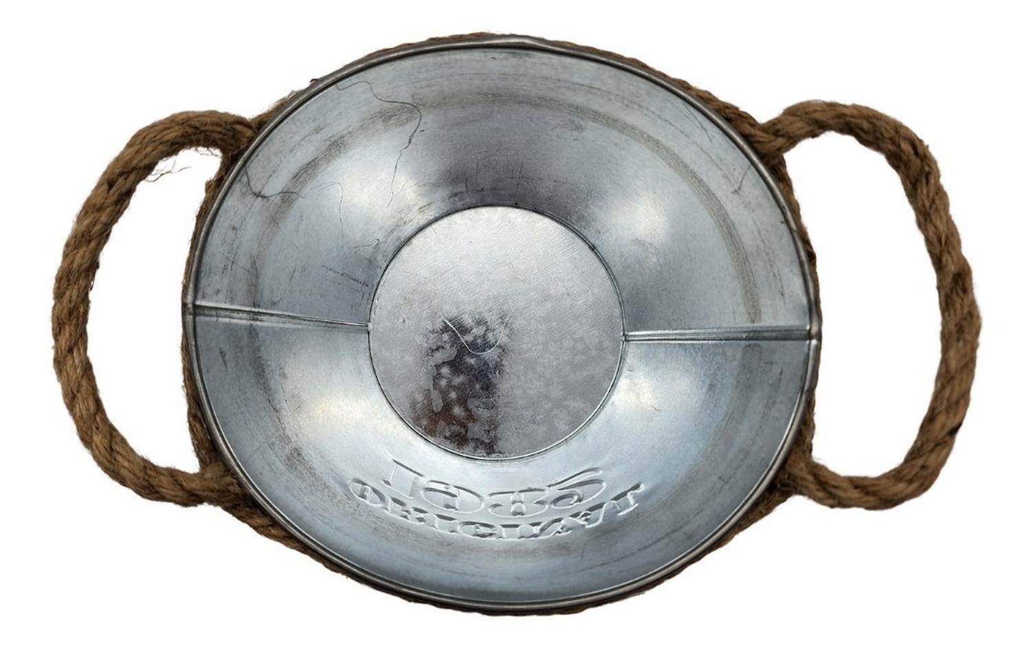 Macetero De Metal Canasto Con Diseños Maceta Balde - Fliperex