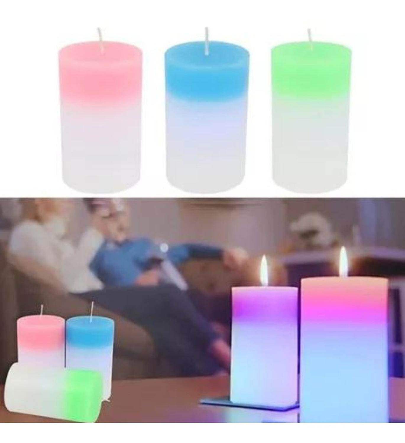 Vela Mágica De Cera Que Cambia De Color - Fliperex
