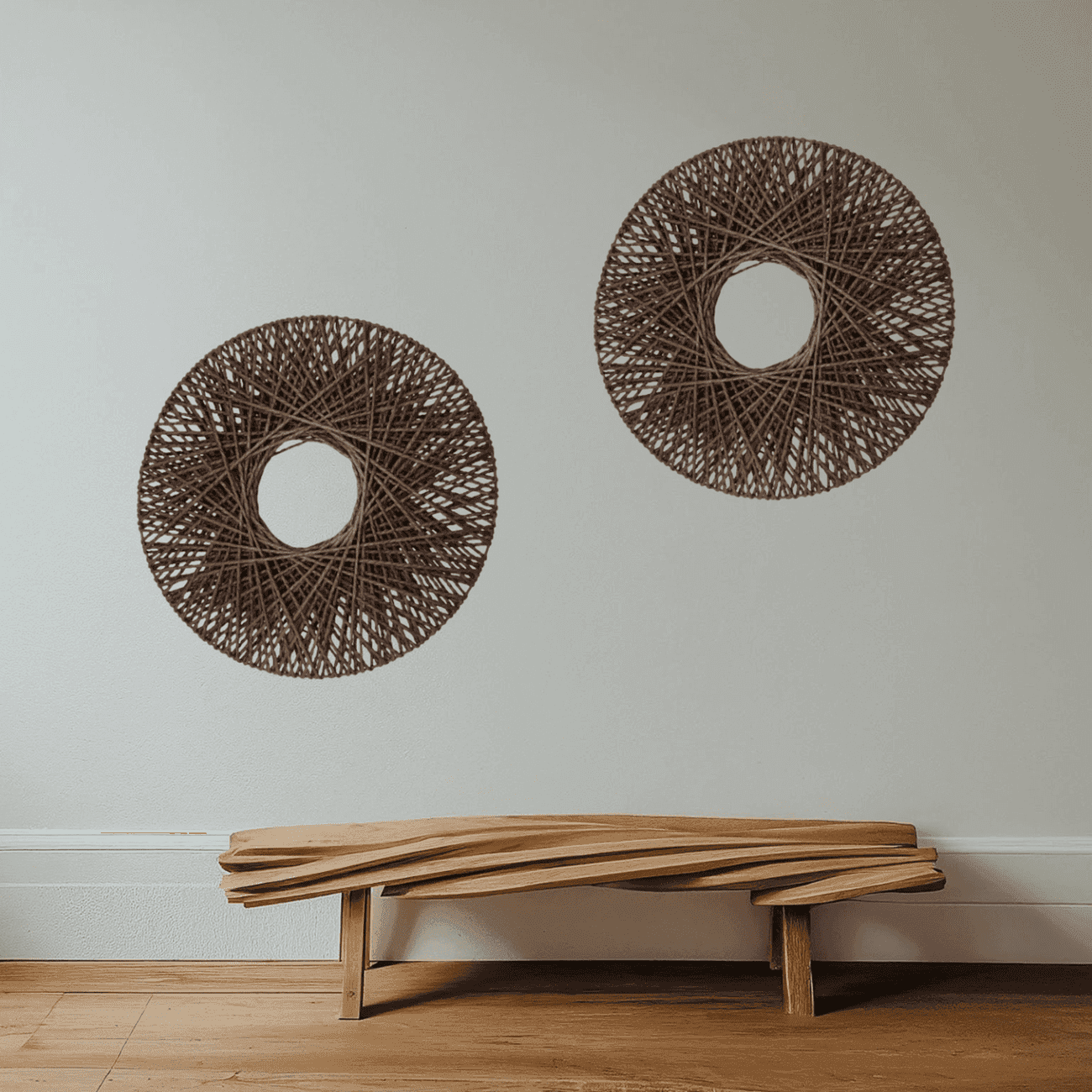 Circulo De Decoracion Colgante Hecho A Mano Living Terraza - Fliperex