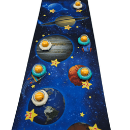 Alfombra De Lanzamiento Con Puntaje Juego Familiar Spacegame - Fliperex