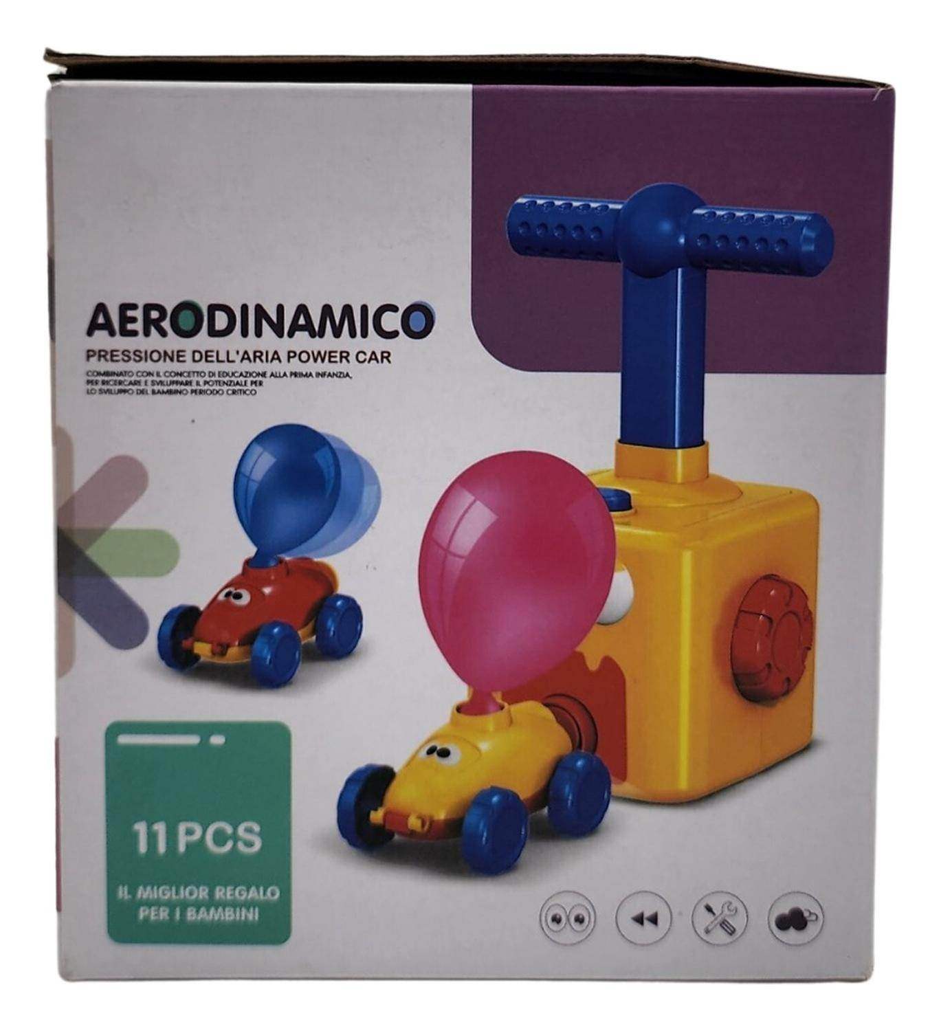Juego Inflador De Globos Juguete Para Niños Autos Carreras - Fliperex