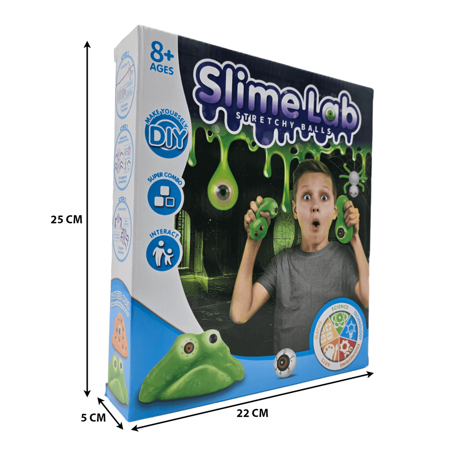 Kit De Ciencia Experimento Completo Slime Stretchy Balls Pro - Fliperex