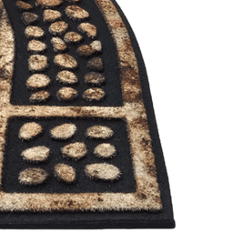 Alfombra Limpiapies Felpudo Alfombra De Entrada Piedra Semi - Fliperex