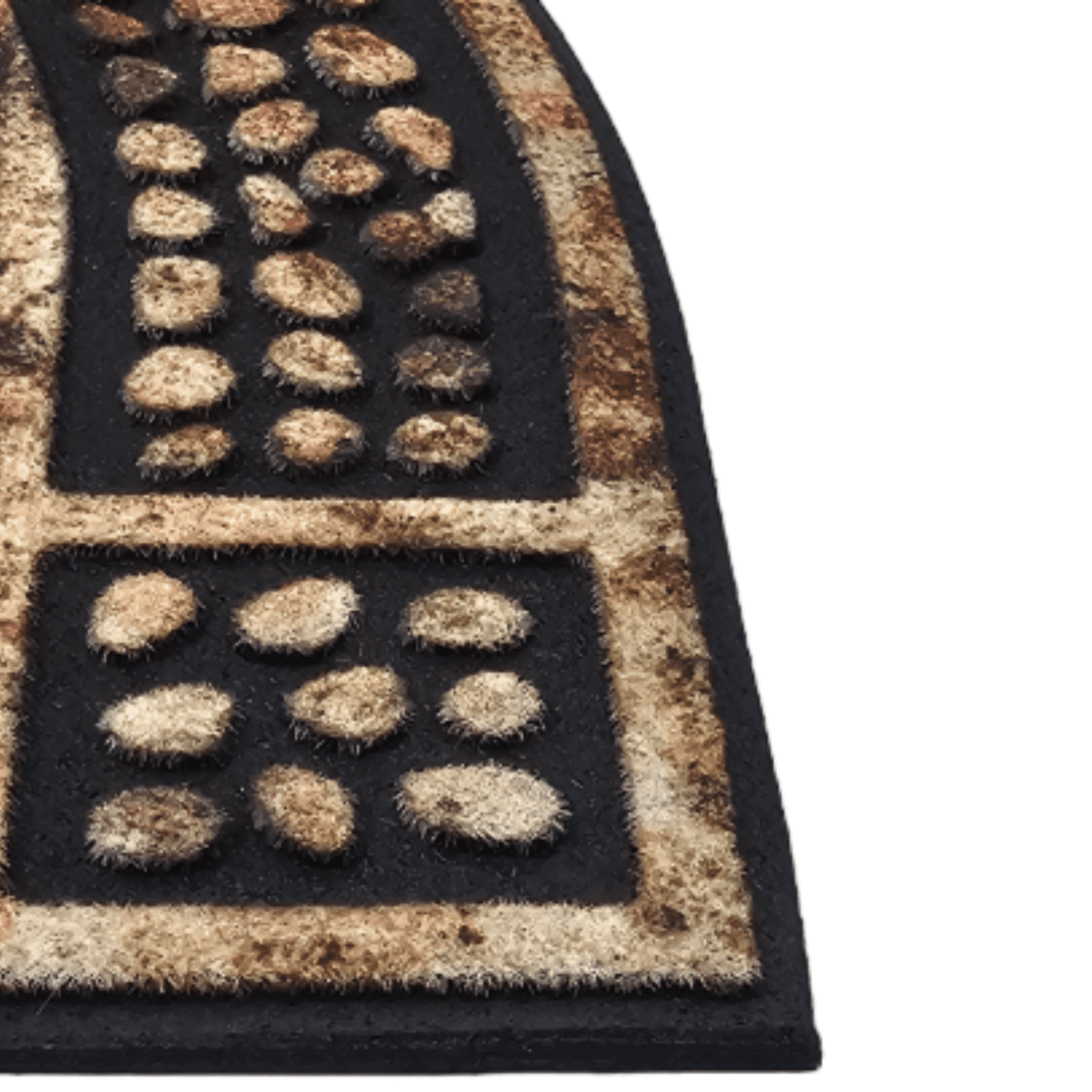 Alfombra Limpiapies Felpudo Alfombra De Entrada Piedra Semi - Fliperex