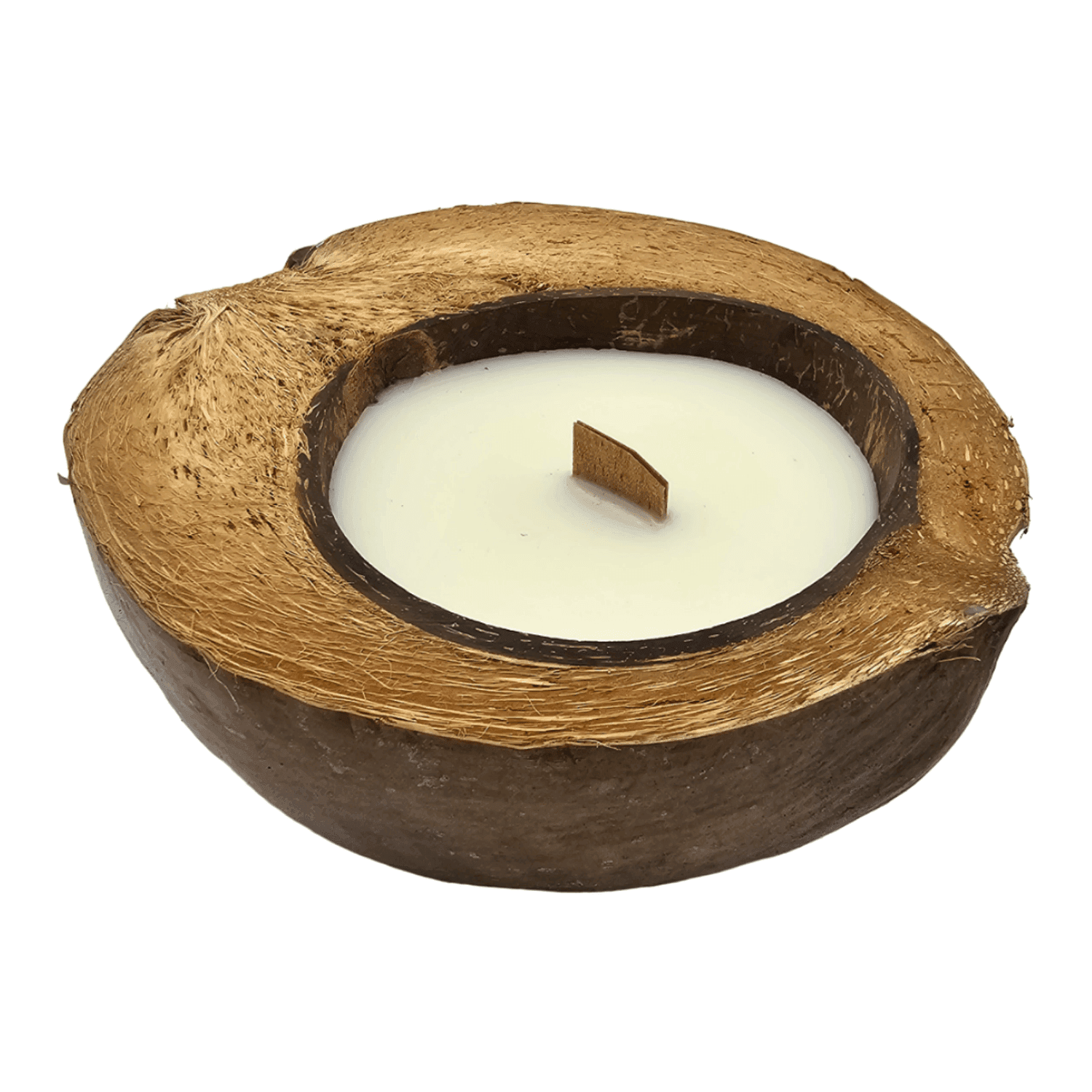 Vela Aromatica Ecologica Aroma De Coco Natural Cera Natural - Fliperex